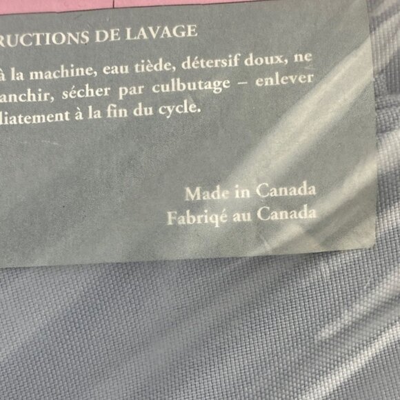 NEW Fabric Tablecloth Blue Gray 60 x 84 - Picture 10 of 10